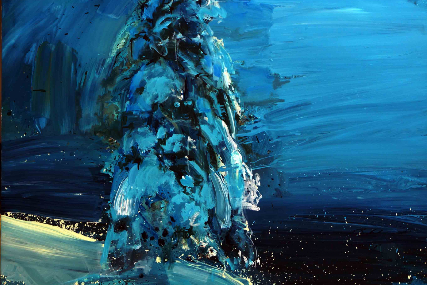 The night tree, 200 x 160, acrylic on canavas