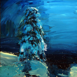 The night tree, 200 x 160, acrylic on canavas