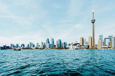 Skyline of the city of Toronto, Canada